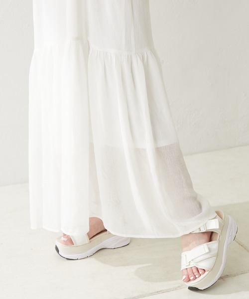 Chico（チコ）の「前後2wayシアーキャミワンピース（ワンピース・レディース・ブラック/アイボリー/ミント・FREE）」の18枚目の写真