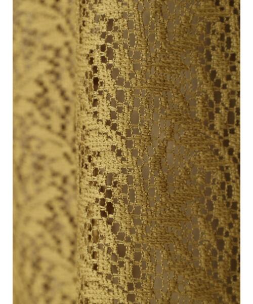 earth music&ecology(アースミュージックアンドエコロジー)の「リーフ柄レーススカート(スカート・レディース・ブラウン/オフホワイト/オリーブ・S/M)」の7枚目の写真