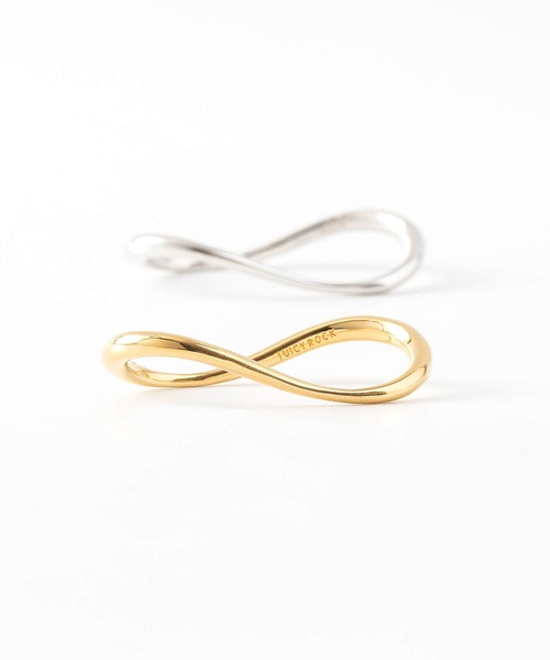 JUICY ROCK（ジューシーロック）の「GP(SV925)/SV925 グラデーションダブルフィンガーリング（リング・レディース・シルバー/ゴールド・#11）」の5枚目の写真