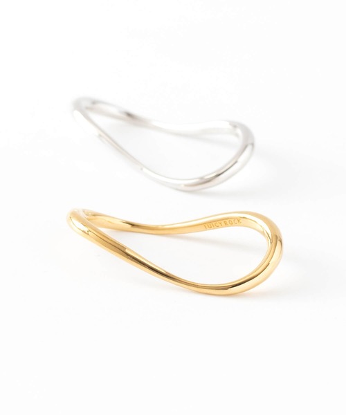 JUICY ROCK（ジューシーロック）の「GP(SV925)/SV925 グラデーションダブルフィンガーリング（リング・レディース・シルバー/ゴールド・#11）」の9枚目の写真