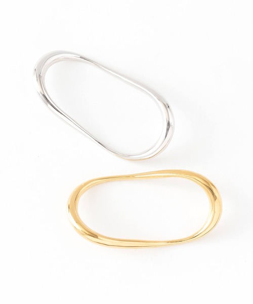 JUICY ROCK（ジューシーロック）の「GP(SV925)/SV925 グラデーションダブルフィンガーリング（リング・レディース・シルバー/ゴールド・#11）」の10枚目の写真