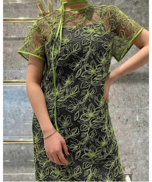 LE CIEL BLEU - keito様★ルシェルブルーFlower Embroidery Blouse keito様☆ルシェルブルーFlower Embroidery Blouse