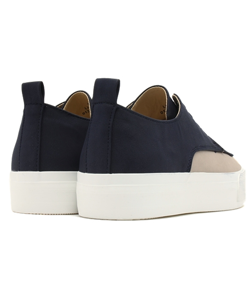 Lui's(ルイス)の「Lui's(ルイス) プラットフォームバイカラーシューズ(スニーカー・メンズ・ネイビー/ブラック・41/40/42)」の5枚目の写真