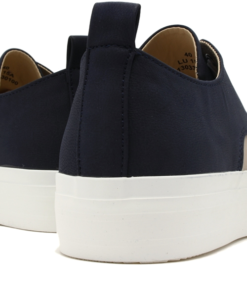 Lui's(ルイス)の「Lui's(ルイス) プラットフォームバイカラーシューズ(スニーカー・メンズ・ネイビー/ブラック・41/40/42)」の9枚目の写真