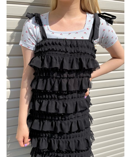 WC（ダブル シー）の「フリルロングリボンワンピース（ワンピース・レディース・ホワイト/ブラック・FREE）」の21枚目の写真