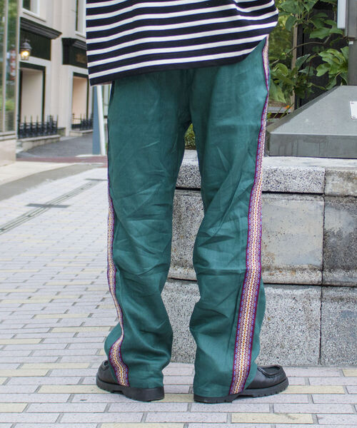 GLOSTER(グロスター)の「【GLOSTER/グロスター】サイドライン リネンイージーパンツ(その他パンツ・メンズ・ブラック/ダークグリーン/ダークブラウン・M/L)」の17枚目の写真