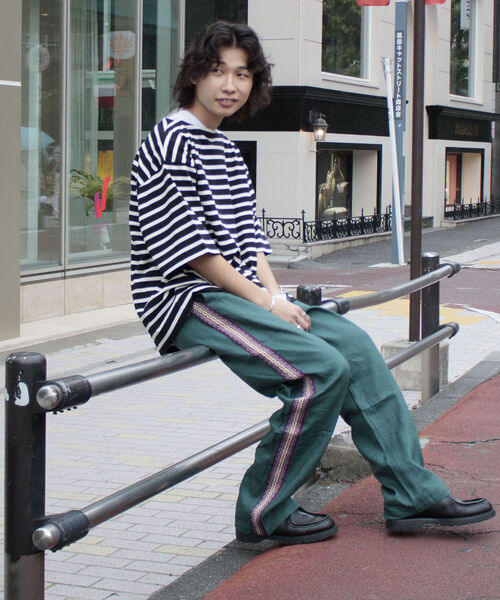 GLOSTER(グロスター)の「【GLOSTER/グロスター】サイドライン リネンイージーパンツ(その他パンツ・メンズ・ブラック/ダークグリーン/ダークブラウン・M/L)」の22枚目の写真