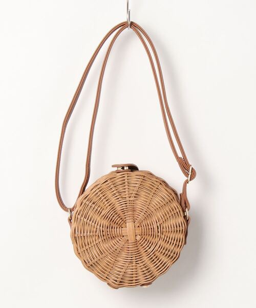 Te chichi（テチチ）の「ラタン丸型ショルダーバッグ（ショルダーバッグ・レディース・ブラック/ブラウン・ﾌﾘ-）」の9枚目の写真