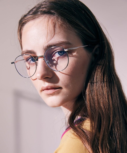 MAISON SPECIAL（メゾンスペシャル）の「《ユニセックスアイテム》ラウンドメタルアイウェア【MAISON SPECIAL/メゾンスペシャル】（メガネ・メンズ・ブラック/グレー/シルバー/ゴールド・FREE）」の3枚目の写真