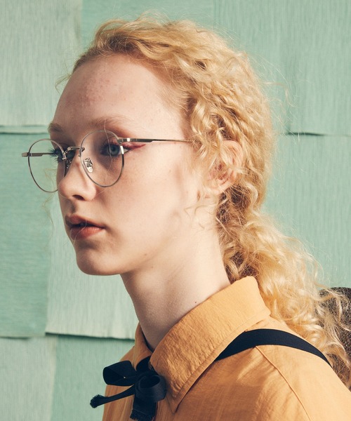 MAISON SPECIAL（メゾンスペシャル）の「《ユニセックスアイテム》ラウンドメタルアイウェア【MAISON SPECIAL/メゾンスペシャル】（メガネ・メンズ・ブラック/グレー/シルバー/ゴールド・FREE）」の4枚目の写真