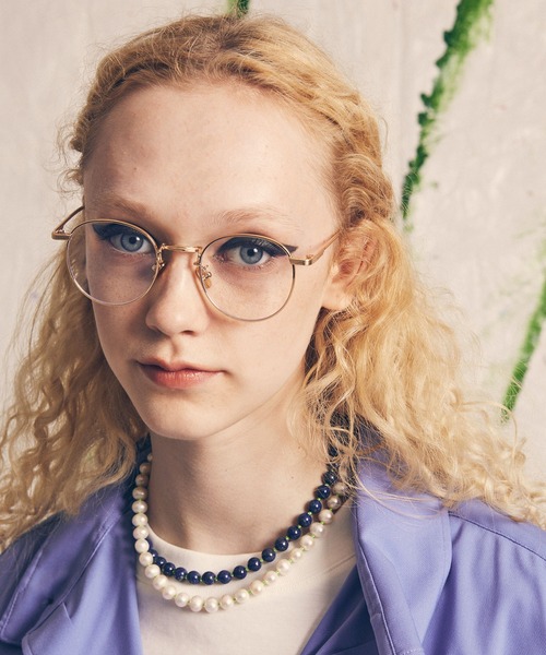 MAISON SPECIAL（メゾンスペシャル）の「《ユニセックスアイテム》ラウンドメタルアイウェア【MAISON SPECIAL/メゾンスペシャル】（メガネ・メンズ・ブラック/グレー/シルバー/ゴールド・FREE）」の5枚目の写真