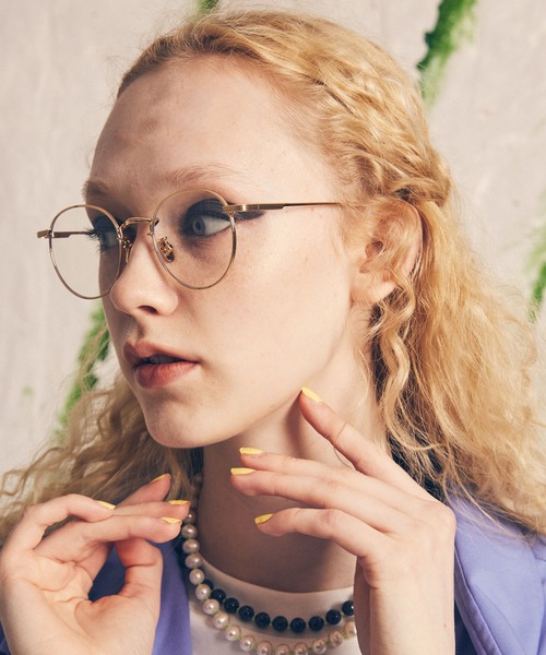 MAISON SPECIAL（メゾンスペシャル）の「《ユニセックスアイテム》ラウンドメタルアイウェア【MAISON SPECIAL/メゾンスペシャル】（メガネ・メンズ・ブラック/グレー/シルバー/ゴールド・FREE）」の6枚目の写真