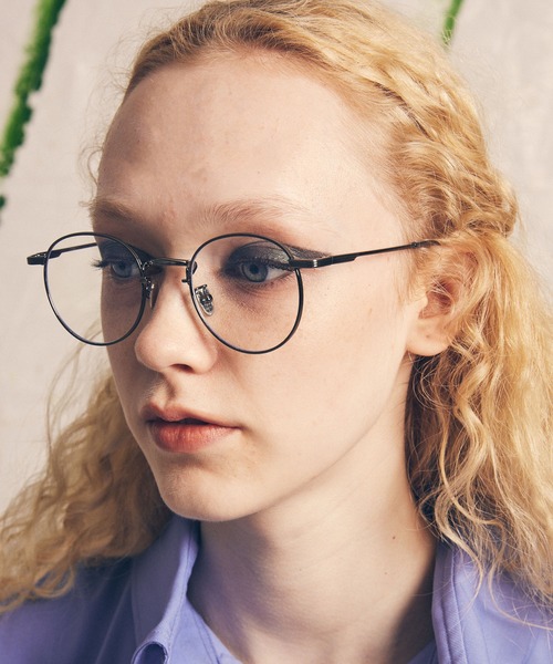 MAISON SPECIAL（メゾンスペシャル）の「《ユニセックスアイテム》ラウンドメタルアイウェア【MAISON SPECIAL/メゾンスペシャル】（メガネ・メンズ・ブラック/グレー/シルバー/ゴールド・FREE）」の11枚目の写真