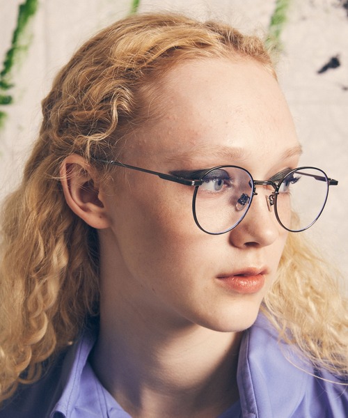 MAISON SPECIAL（メゾンスペシャル）の「《ユニセックスアイテム》ラウンドメタルアイウェア【MAISON SPECIAL/メゾンスペシャル】（メガネ・メンズ・ブラック/グレー/シルバー/ゴールド・FREE）」の12枚目の写真