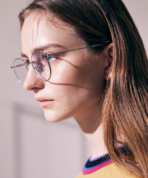 MAISON SPECIAL（メゾンスペシャル）の「《ユニセックスアイテム》ラウンドメタルアイウェア【MAISON SPECIAL/メゾンスペシャル】（メガネ・メンズ・ブラック/グレー/シルバー/ゴールド・FREE）」の17枚目の写真