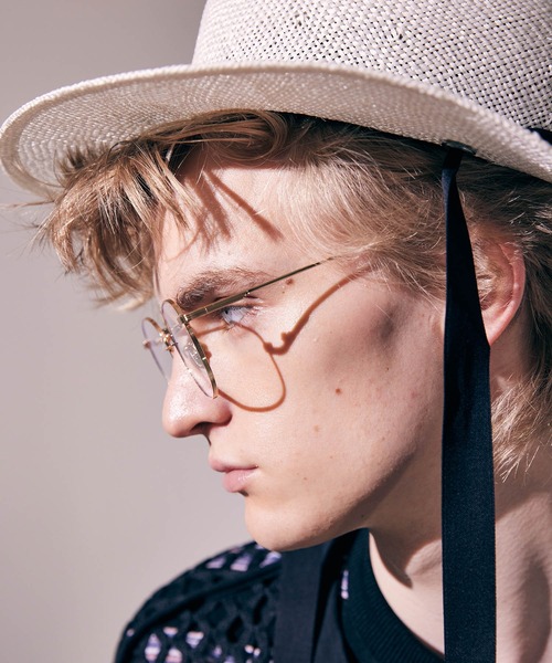 MAISON SPECIAL（メゾンスペシャル）の「《ユニセックスアイテム》ラウンドメタルアイウェア【MAISON SPECIAL/メゾンスペシャル】（メガネ・メンズ・ブラック/グレー/シルバー/ゴールド・FREE）」の19枚目の写真