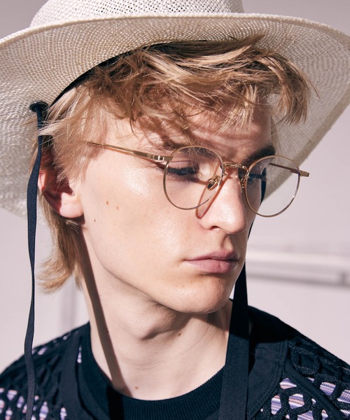 MAISON SPECIAL（メゾンスペシャル）の「《ユニセックスアイテム》ラウンドメタルアイウェア【MAISON SPECIAL/メゾンスペシャル】（メガネ・メンズ・ブラック/グレー/シルバー/ゴールド・FREE）」の18枚目の写真