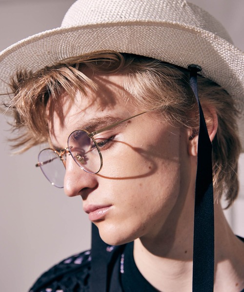 MAISON SPECIAL（メゾンスペシャル）の「《ユニセックスアイテム》ラウンドメタルアイウェア【MAISON SPECIAL/メゾンスペシャル】（メガネ・メンズ・ブラック/グレー/シルバー/ゴールド・FREE）」の20枚目の写真