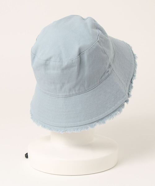 ehka sopo（エヘカソポ）の「リバーシブルバケットハット（ハット・レディース・オフホワイト/ブルー/ミント・ﾌﾘ-）」の4枚目の写真