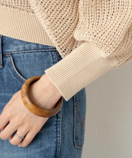 Kastane（カスタネ）の「WoodBangle（バングル/リストバンド・レディース・ブラウン・FREE）」の4枚目の写真