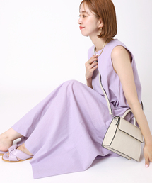 B.C STOCK | 《追加》リネン混ノースリワンピース(ワンピース)