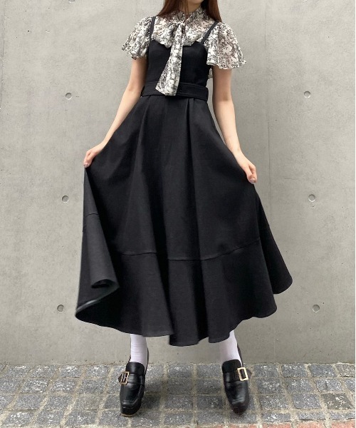 ブラウス シャツ ラッフルリボンブラウス レディース N.Natural Beauty Basic ブラウス シャツ サッカーラッフル