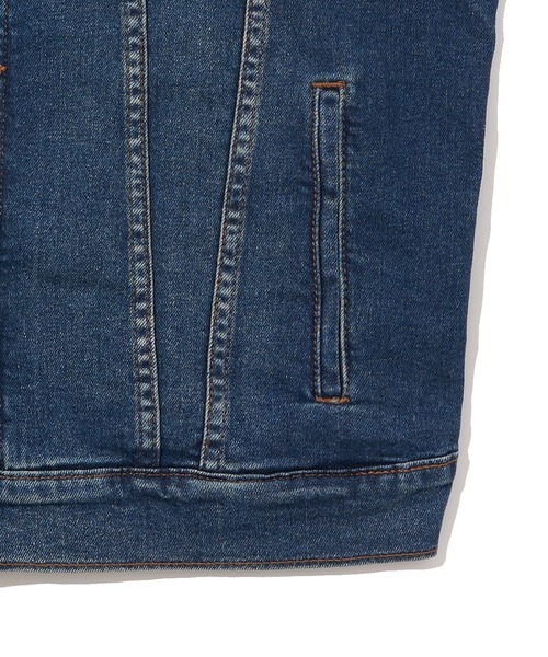 Levi's(リーバイス)の「DENIZEN from Levi's クラシック デニムジャケット(デニムジャケット・メンズ・インディゴブルー/ライトインディゴブルー・S/M/L)」の12枚目の写真