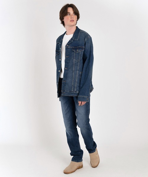 Levi's(リーバイス)の「DENIZEN from Levi's クラシック デニムジャケット(デニムジャケット・メンズ・インディゴブルー/ライトインディゴブルー・S/M/L)」の6枚目の写真