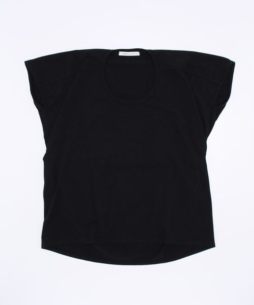 MELROSE claire(メルローズ クレール)の「【サステナブルコクーンチュニック】(Tシャツ/カットソー・レディース・ブルー/ホワイト/ベージュ/ブラック/レッド・FREE)」の3枚目の写真