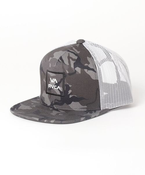 RVCA（ルーカ）の「RVCA キッズ  VA ALL THE WAY TRUCK キャップ【2022年夏モデル】/ルーカキッズ帽子（キャップ・キッズ・ブラック/ブラック×ホワイト・FREE）」の2枚目の写真