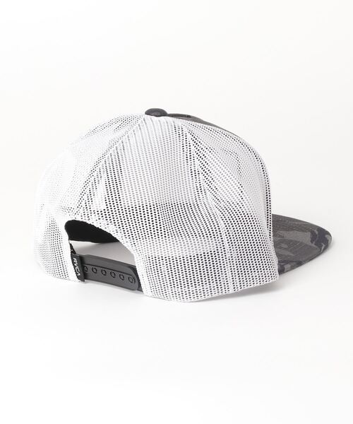 RVCA（ルーカ）の「RVCA キッズ  VA ALL THE WAY TRUCK キャップ【2022年夏モデル】/ルーカキッズ帽子（キャップ・キッズ・ブラック/ブラック×ホワイト・FREE）」の4枚目の写真