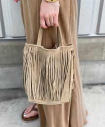 MARLON FIRENZE | ・【MARLON FIRENZE/マルロン】スエードフリンジ２WAYバッグ(ハンドバッグ)