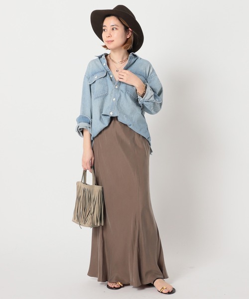 MARLON FIRENZE(マーロンフィレンツェ)の「【MARLON FIRENZE/マルロン】スエードフリンジ2WAYバッグ(ハンドバッグ・レディース・ベージュ・FREE)」の13枚目の写真