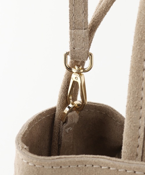 MARLON FIRENZE(マーロンフィレンツェ)の「【MARLON FIRENZE/マルロン】スエードフリンジ2WAYバッグ(ハンドバッグ・レディース・ベージュ・FREE)」の19枚目の写真