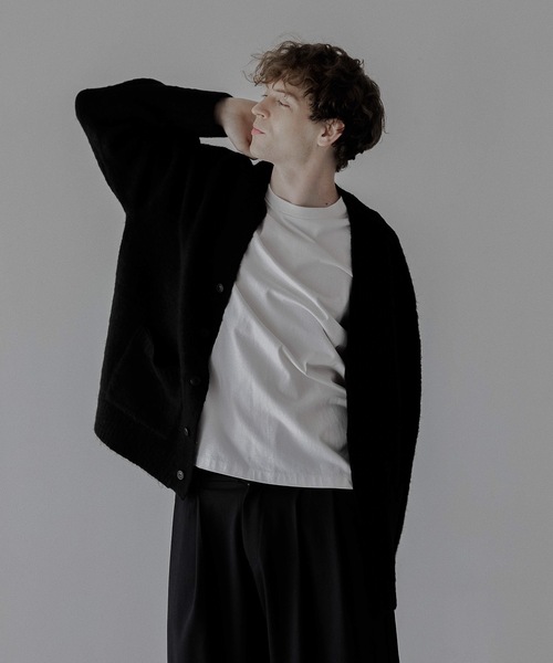 remer（リメール）の「loose basic mohair cardigan (v neck) / ルーズ