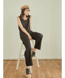 ACYM | 2way shoulder linen SETUP(サロペット/オーバーオール)