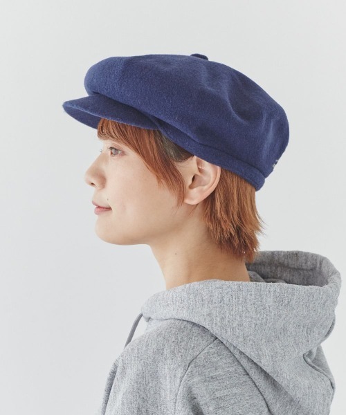 ブラウンゴールドストライプキャスケット KANGOL（カンゴール）の「KANGOL TROPIC SPITFIRE（キャスケット