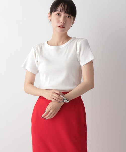 LOWRYS FARM(ローリーズファーム)の「バックオープンTシャツ 297159(Tシャツ/カットソー・レディース・ブラック/オフホワイト/ブラウン・FREE)」の16枚目の写真