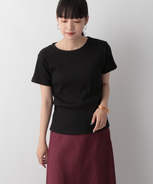 LOWRYS FARM(ローリーズファーム)の「バックオープンTシャツ 297159(Tシャツ/カットソー・レディース・ブラック/オフホワイト/ブラウン・FREE)」の12枚目の写真