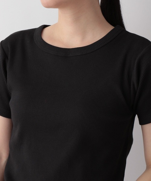 LOWRYS FARM(ローリーズファーム)の「バックオープンTシャツ 297159(Tシャツ/カットソー・レディース・ブラック/オフホワイト/ブラウン・FREE)」の11枚目の写真
