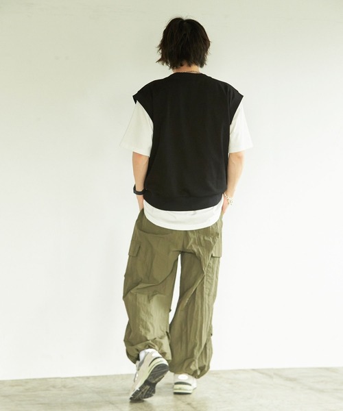PBLIM(ページボーイリム)の「PAGEBOYLIM/スウェットベスト(ベスト・レディース・ブラック/グレー/オレンジ・MEDIUM/LARGE)」の17枚目の写真