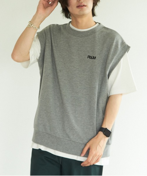 PBLIM(ページボーイリム)の「PAGEBOYLIM/スウェットベスト(ベスト・レディース・ブラック/グレー/オレンジ・MEDIUM/LARGE)」の4枚目の写真