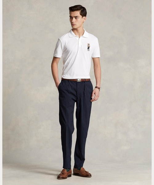 POLO RALPH LAUREN（ポロ ラルフ ローレン）の「カスタム スリム ベア パフォーマンス ポロシャツ（ポロシャツ・メンズ・ホワイト・S/M/XS/XL/L）」の5枚目の写真