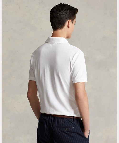POLO RALPH LAUREN（ポロ ラルフ ローレン）の「カスタム スリム ベア パフォーマンス ポロシャツ（ポロシャツ・メンズ・ホワイト・S/M/XS/XL/L）」の6枚目の写真