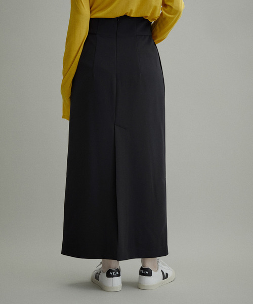 ADAM ET ROPE'（アダムエロペ）の「【WEB限定(一部店舗展開あり)】ロングベンツペンシルスカート（スカート・レディース・オフホワイト/ベージュ系その他/ブラック系その他・38/36）」の11枚目の写真