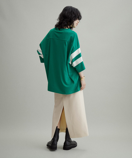 ADAM ET ROPE'（アダムエロペ）の「【WEB限定(一部店舗展開あり)】ロングベンツペンシルスカート（スカート・レディース・オフホワイト/ベージュ系その他/ブラック系その他・38/36）」の21枚目の写真