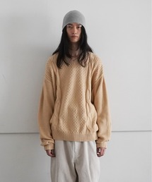 KARMA CABLE KNIT SWEATER