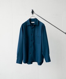 INTER FACTORY | ファッションインフルエンサー yuuki - Wool like basic shirts / ウールライクベーシックシャツ　made in INTER FACTORY(シャツ/ブラウス)