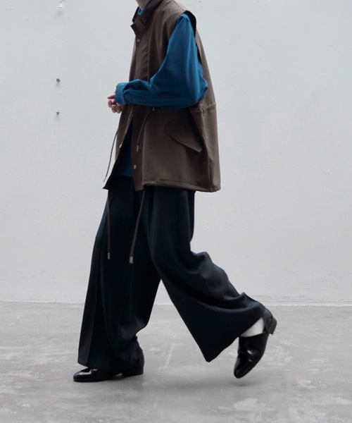 INTER FACTORY（インターファクトリー）の「ファッションインフルエンサー yuuki - Wool like basic shirts / ウールライクベーシックシャツ　made in INTER FACTORY（シャツ/ブラウス・メンズ・グレー/ブルー・SMALL/MEDIUM）」の4枚目の写真