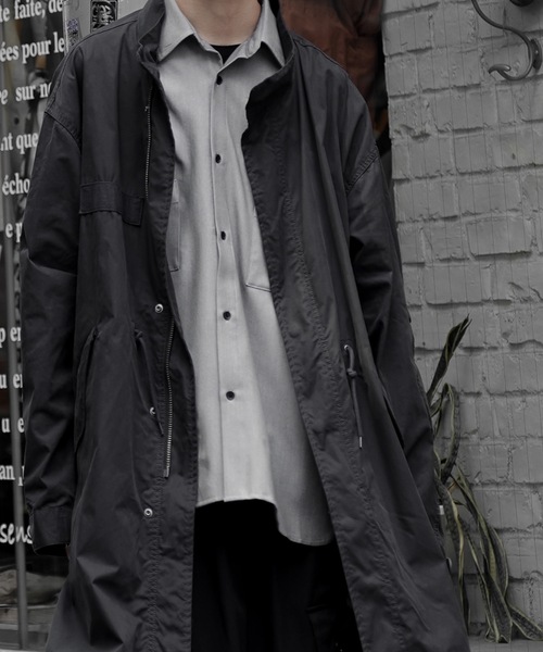 INTER FACTORY（インターファクトリー）の「ファッションインフルエンサー yuuki - Wool like basic shirts / ウールライクベーシックシャツ　made in INTER FACTORY（シャツ/ブラウス・メンズ・グレー/ブルー・SMALL/MEDIUM）」の11枚目の写真